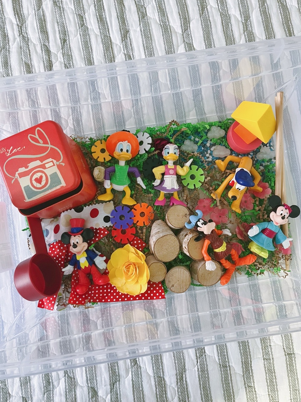 Disney Mickey & Friends Travel the World Kids Sensory Kit - Cultures Ducks Pluto